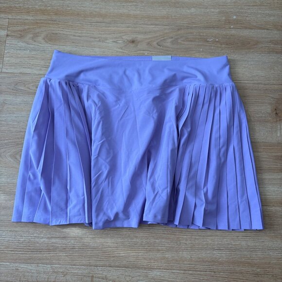 Calia by Carrie Underwood Side Pleat Court Skirt 14” Purple NWT Women’s Sz XXL - Picture 1 of 9